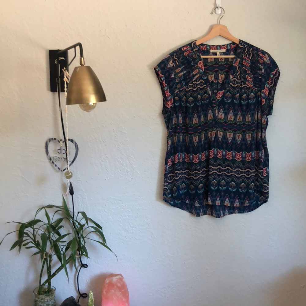 Printed Daniel Rain Blouse